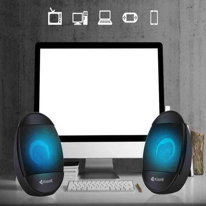 Kisonli L Multimedia Mini Led Speaker Price In Bd Techlandbd